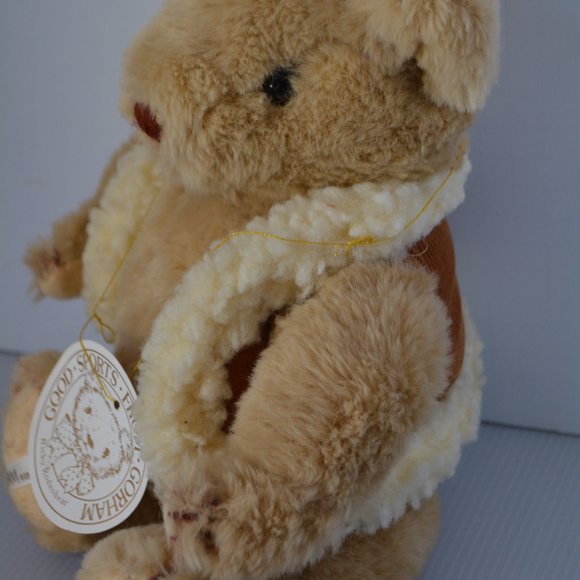 VTG 1985 Jointed Tan Gorham Collector Ricky Rodeobear Teddy Bear Plush Soft 13" - Picture 10 of 12